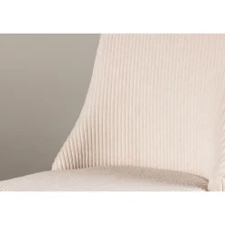 Leone Spisebordsstol - Beige Fløjl