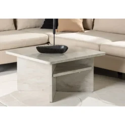 Ålesund Sidebord 75 x 75 cm - Beige