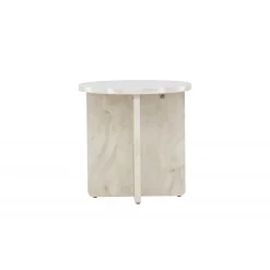 Ålesund Sidebord Ø50cm - Beige