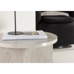 Ålesund Sidebord Ø50cm - Beige