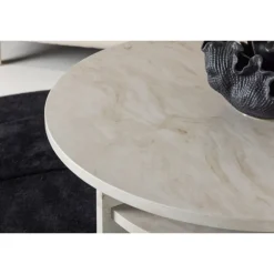 Ålesund Sofabord Ø85 cm- Beige