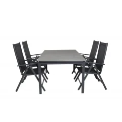 Levels e Loungesæt - Havemøbelsæt - Sort,Grå