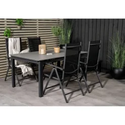 Levels e Loungesæt - Havemøbelsæt - Sort,Grå