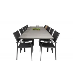 Levels e Loungesæt - Havemøbelsæt - Sort,Grå