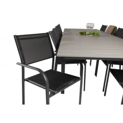 Levels e Loungesæt - Havemøbelsæt - Sort,Grå