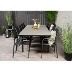 Levels e Loungesæt - Havemøbelsæt - Sort,Grå