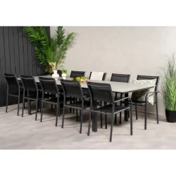 Levels e Loungesæt - Havemøbelsæt - Sort,Grå