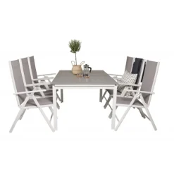 Levels e Loungesæt - Havemøbelsæt - Grå,Hvid