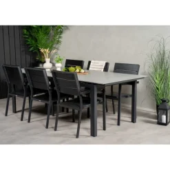 Levels Loungesæt - Havemøbelsæt - Sort,Grå