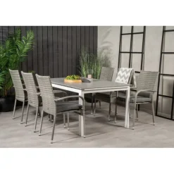 Levels Loungesæt - Havemøbelsæt - Grå,Hvid