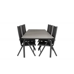 Levels t Loungesæt - Havemøbelsæt - Sort,Grå