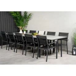 Levels t Loungesæt - Havemøbelsæt - Sort,Mørkegrå