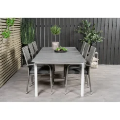 Levels t Loungesæt - Havemøbelsæt - Grå,Hvid