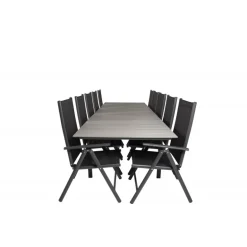 Levels t Loungesæt - Havemøbelsæt - Sort,Grå