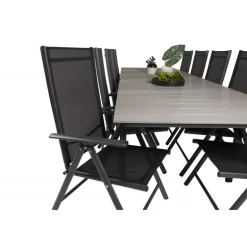 Levels t Loungesæt - Havemøbelsæt - Sort,Grå