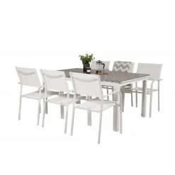 Levels t Loungesæt - Havemøbelsæt - Grå,Hvid