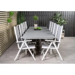 Levels t Loungesæt - Havemøbelsæt - Grå,Hvid