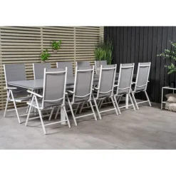 Levels t Loungesæt - Havemøbelsæt - Grå,Hvid