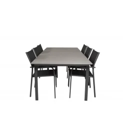 Levels t Loungesæt - Havemøbelsæt - Sort,Grå