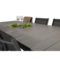 Levels t Loungesæt - Havemøbelsæt - Sort,Grå