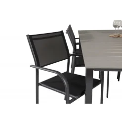 Levels t Loungesæt - Havemøbelsæt - Sort,Grå