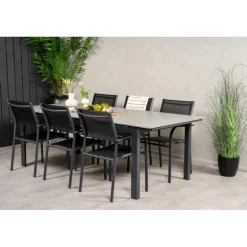 Levels t Loungesæt - Havemøbelsæt - Sort,Grå