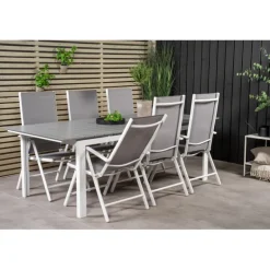 Levels t Loungesæt - Havemøbelsæt - Grå,Hvid