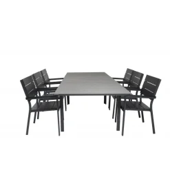 Levels t Loungesæt - Havemøbelsæt - Sort,Grå