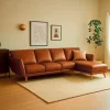 Liam Chaiselong sofa Cognac - Højrevendt