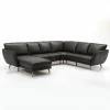 Liam Læderhjørnesofa - Venstrevendt