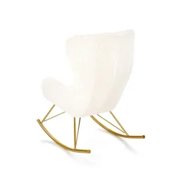 LIBERTO fritidslænestol Creme/guld