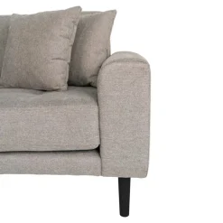 Lido - Venstrevendt Chaiselongsofa - Beige stof