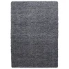 Life Shaggy tæppe Ensfarvet - Grå