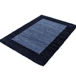 Life Shaggy tæppe Ramme - Blå