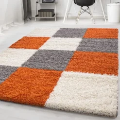 Life Shaggy tæppe Ternet - Terra