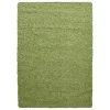 Life Shaggy Tæppeløber Ensfarvet - Grøn