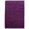 Life Shaggy Tæppeløber Ensfarvet - Lilla
