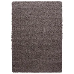 Life Shaggy Tæppeløber Ensfarvet - Brun