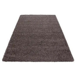 Life Shaggy Tæppeløber Ensfarvet - Brun