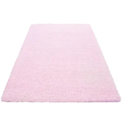 Life Shaggy Tæppeløber Ensfarvet - Pink