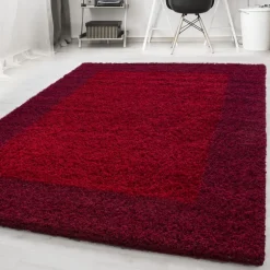 Life Shaggy Tæppeløber Ramme - Rød