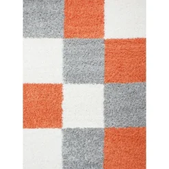 Life Shaggy Tæppeløber Ternet - Terra