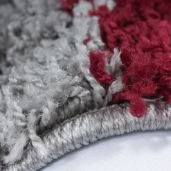 Life Shaggy Tæppeløber Ternet - Rød