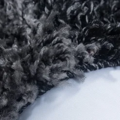 Life Shaggy Tæppeløber Ternet - Sort