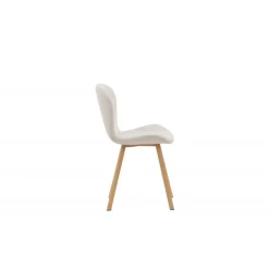 Lilja Spisebordsstol - Beige og Natur