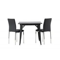 Lily Spisebordsæt - Sort