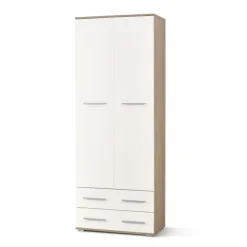 LIMA REG2, - Sonoma eg. / Hvid