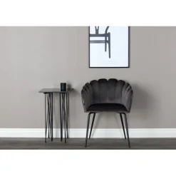 Limhamn Spisebordsstol - Sort og Grå