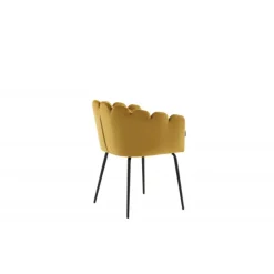 Limhamn Spisebordsstol - Sort og Gul