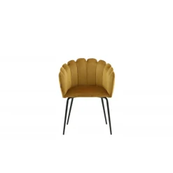 Limhamn Spisebordsstol - Sort og Gul